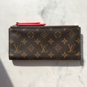Louis Vuitton Adele Wallet Coquelicot